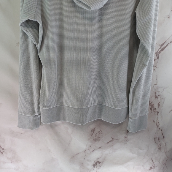 Kuhl Hoodie Womens Large Stria Gray Striped Pullover Kangaroo Pocket - Picture 7 of 12